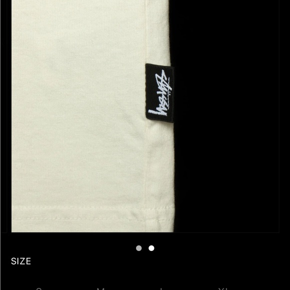 Stussy Piment Dyed Crew Size M NWT - Picture 2 of 5